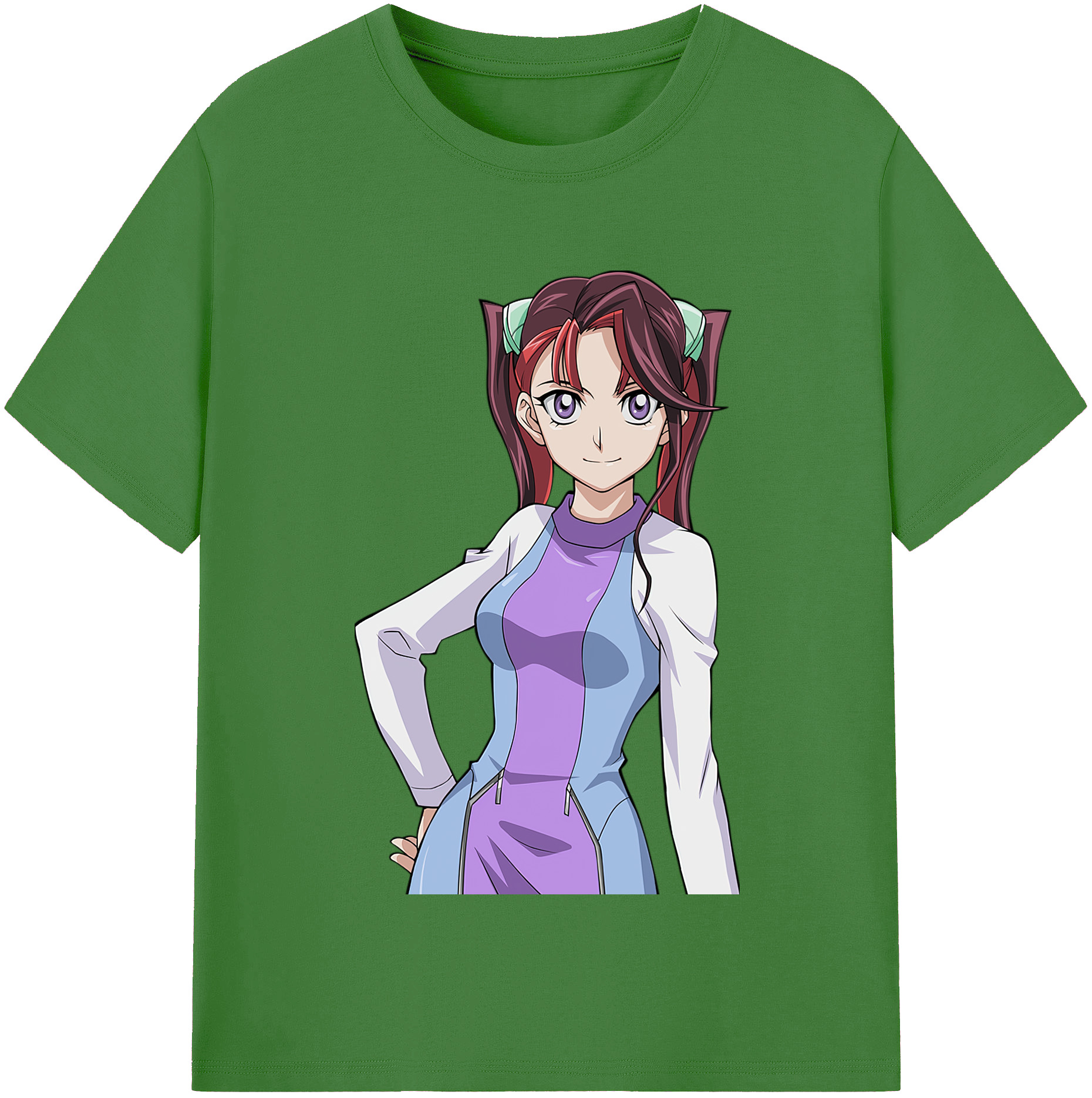 （画像用） 遊☆戯☆王 Yu-Gi-Oh! レディースカジュアルプリントTシャツ（綿100％）